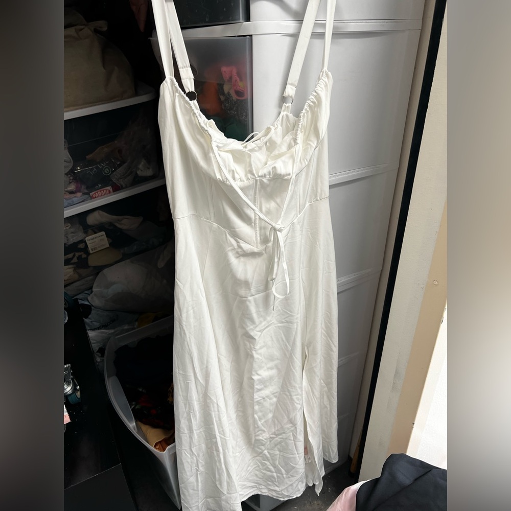 Milk Maid Dress New XL White